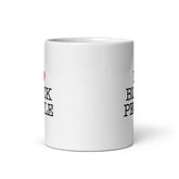 I Love Black People White Glossy Mug
